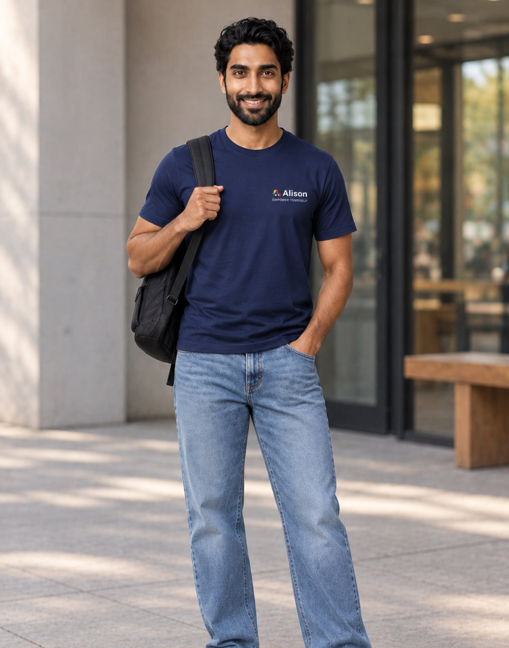 Alison – Empower Yourself – T-Shirt (Navy)
