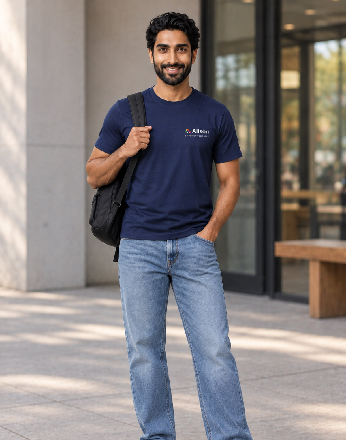 Alison – Empower Yourself – T-Shirt (Navy)