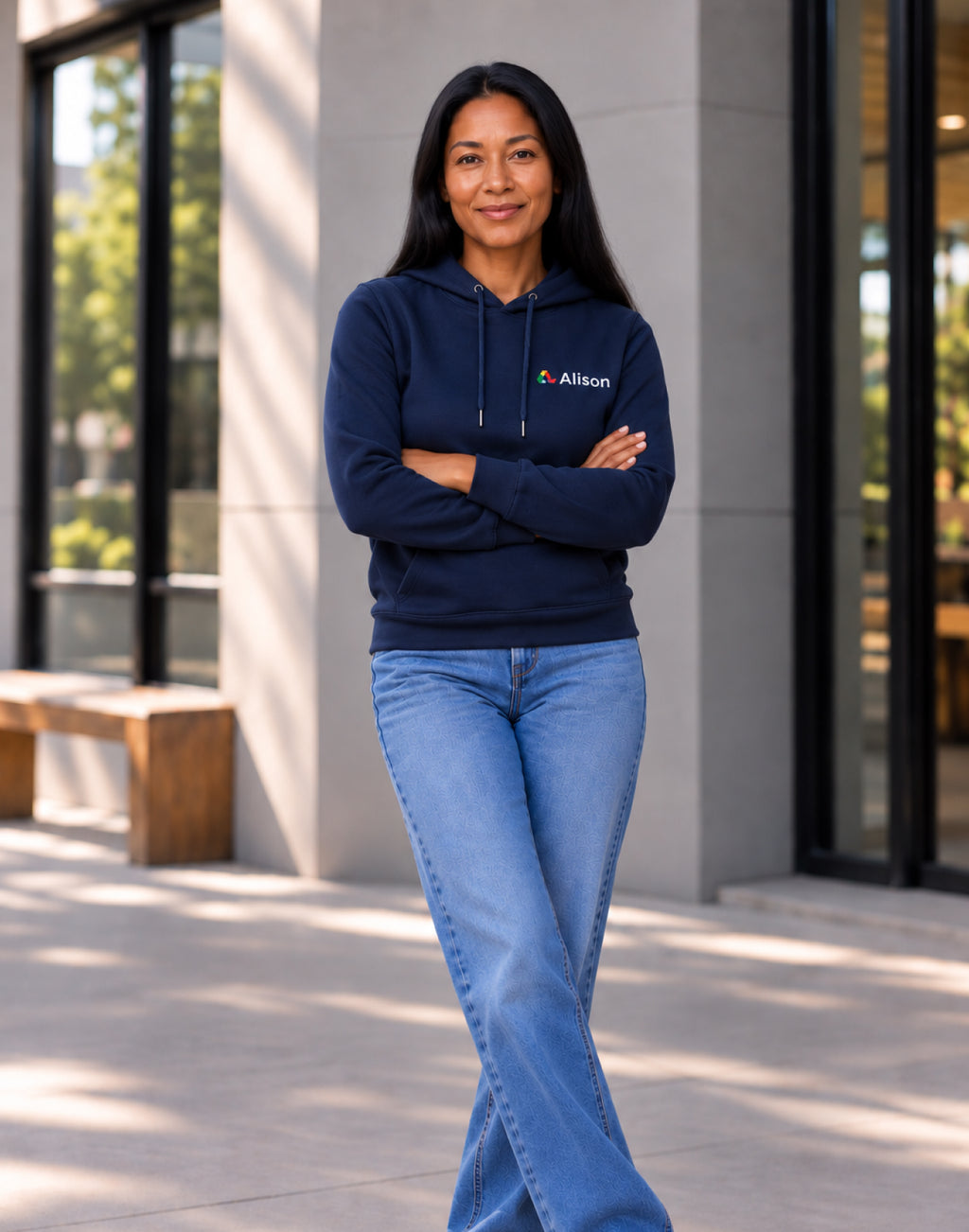 Alison – Empower Yourself – Hoodie (Navy)