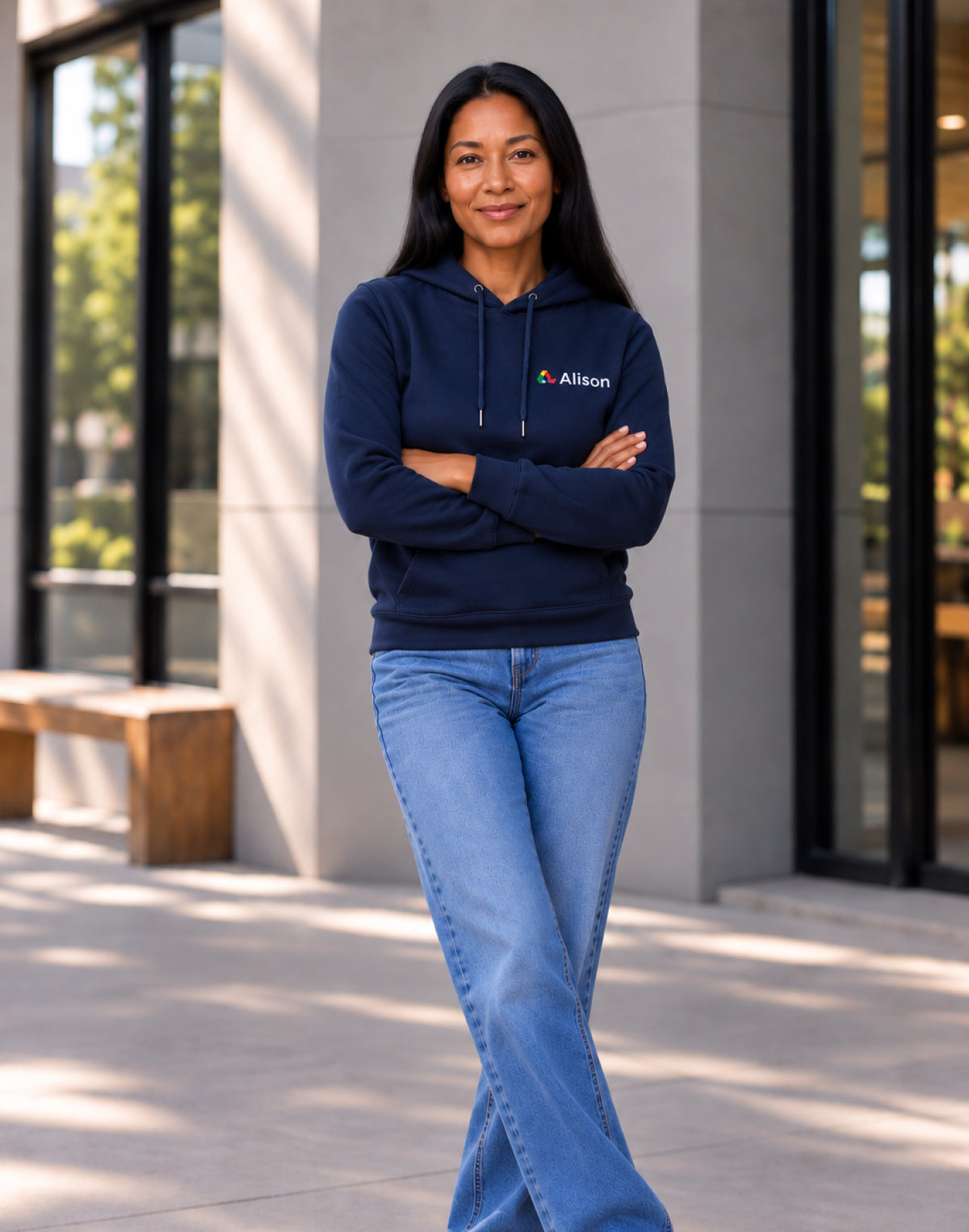 Alison – Empower Yourself – Hoodie (Navy)