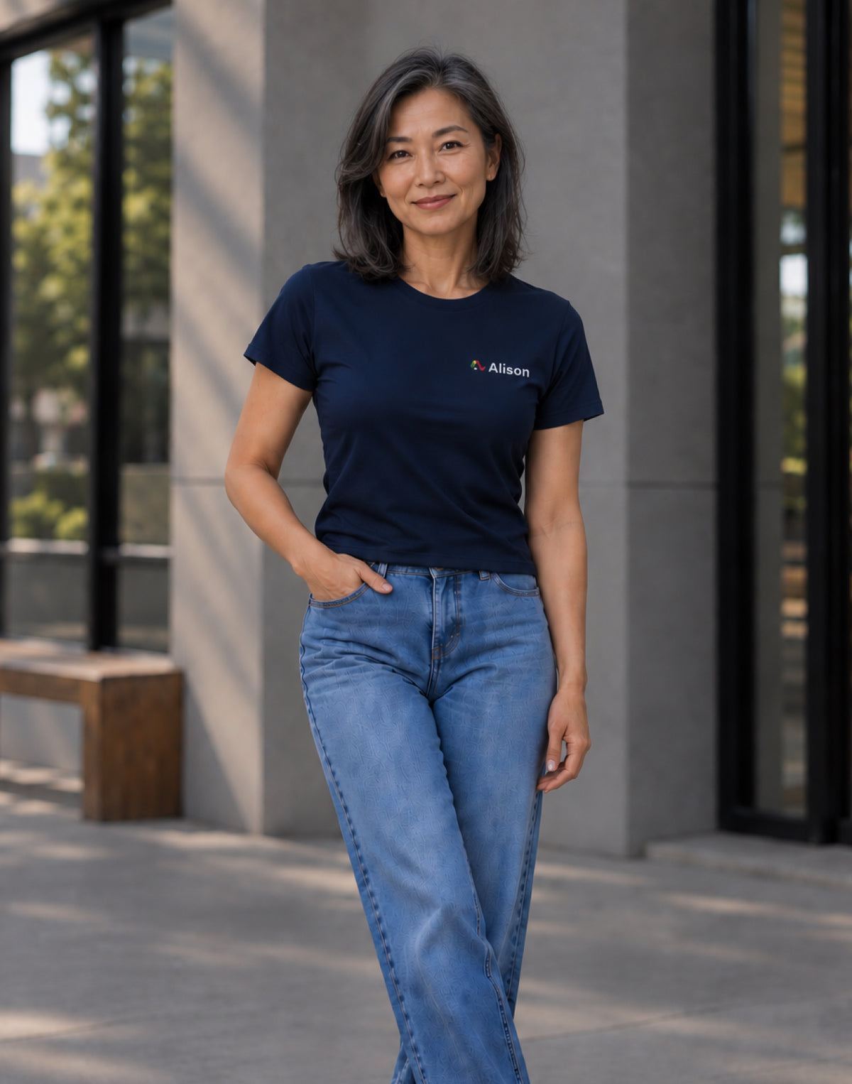 Alison – Empower Yourself – T-Shirt (Navy)