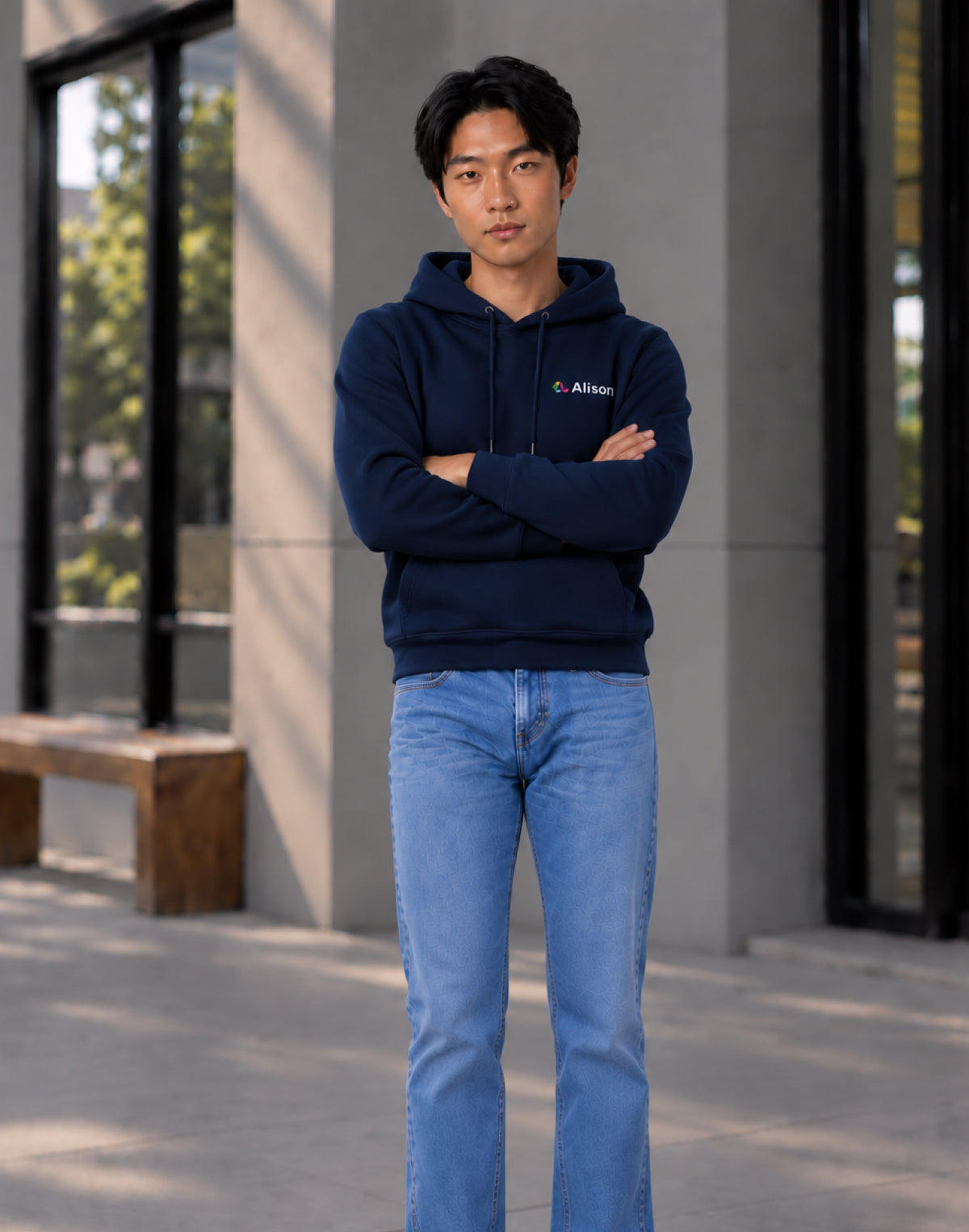 Alison – Empower Yourself – Hoodie (Navy)