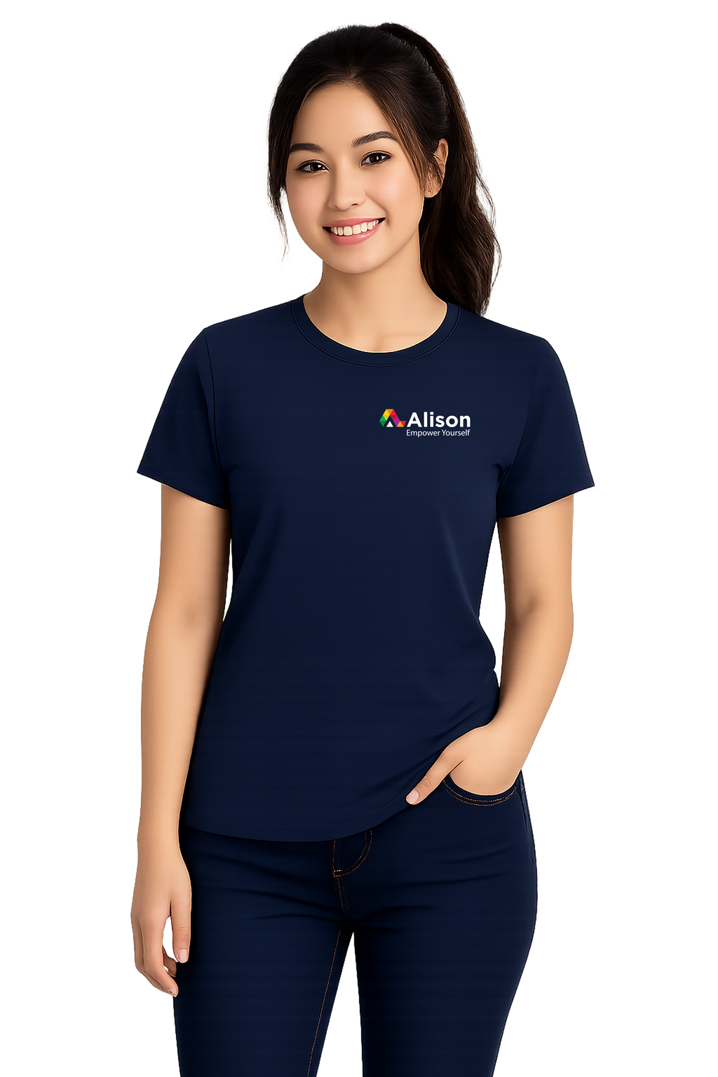 Alison – Empower Yourself – T-Shirt (Navy)